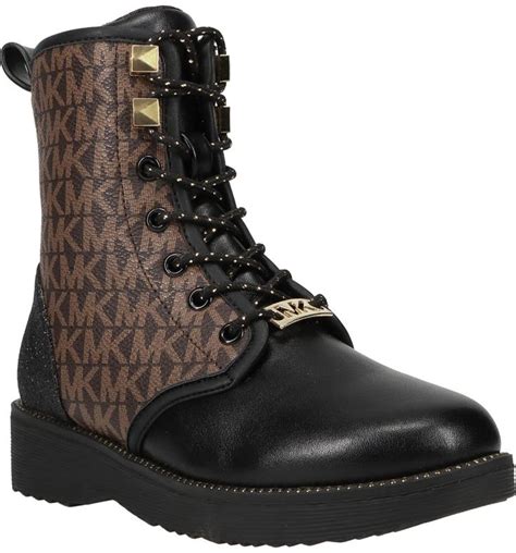 corey combat boot michael kors|michael kors haskell bootie.